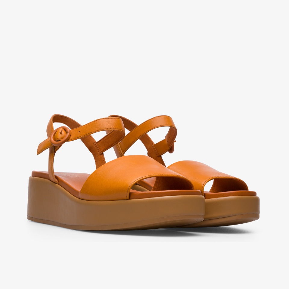 Cuñas Camper Misia Mujer - Naranjas | Camper Online + 4925FHGTA